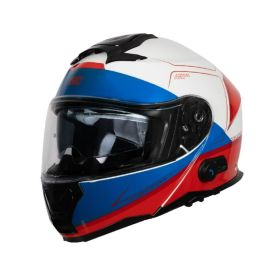 Casco modulare ORIGINE LOGIC BT PRIVILEGE rosso/bianco lucido
