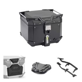 GIVI TREKKER OUTBACK EVO SMART Top Case Kit noir 42L pour ZONTES 703F ADVENTURE