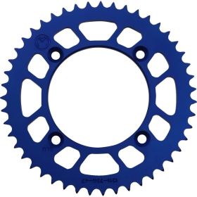 Pignon de chaîne en aluminium Moose Racing 428 50 dents bleu