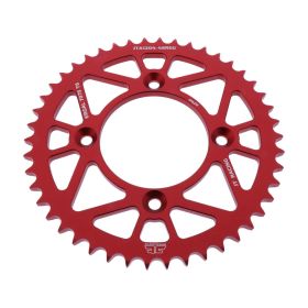 JT Sprocket 46 Zähne 428 Teilung rotes Aluminium JTA1204.46RED