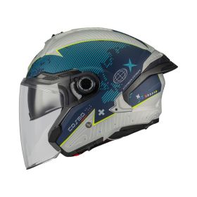 Jet helmet MT HELMETS COSMO SV LAYOUT C7 MATT