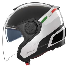 Casque jet urbain NOLAN N40-5 Integro 342 blanc noir
