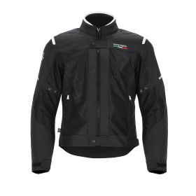 ACERBIS Dual Road Jacke Polyester straßenzugelassen rubin schwarz/weiß