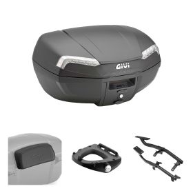 GIVI E46 RIVIERA TECH Top Case Noir Fumé 46L pour BMW R 12 G/S