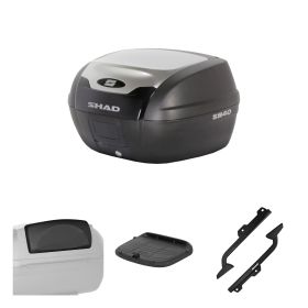 Kit top case SHAD SH40 aspect alu pour VOGE SR3