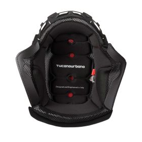 Inner padding for TUCANO URBANO EL'POP helmets black size M