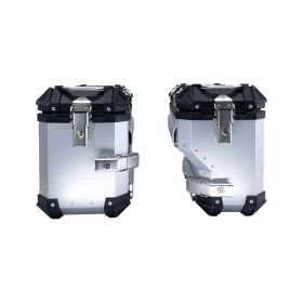 Valises latérales moto GPR ALPI-TECH aluminium 38/32L sans supports latérales