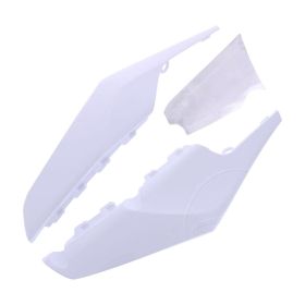 Panneaux latéraux de carénage POLISPORT blancs pour Husqvarna