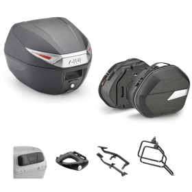 Kit GIVI bauletto C30 TECH borsa WL900B nero fumè 30/25L per YAMAHA