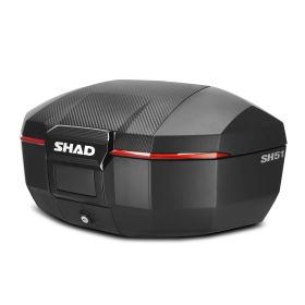 Kit top case SHAD SH51 aspect carbone pour KYMCO CV3 550/575