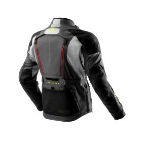 Veste de moto pour homme REBELHORN HARDY 3.0 Anthracite/Gris/Jaune