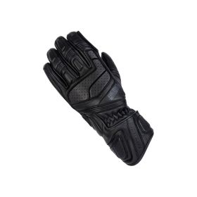 REBELHORN HIKE II Men's Leather Motorcycle Gloves Black