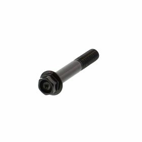 JMP Sechskantschraube Edelstahl M8x1,25 50mm anodisiert schwarz