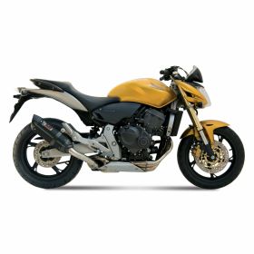 MIVV Black Slip-on Exhaust Sound Approved for HONDA Hornet 600