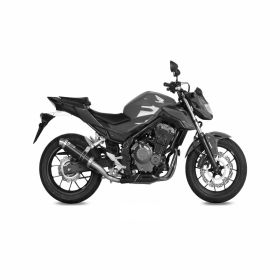 MIVV Black Slip-on Exhaust Approved for HONDA CB 500 F