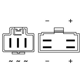ELECTROSPORT ESR431 MOTORCYCLE RECTIFIER