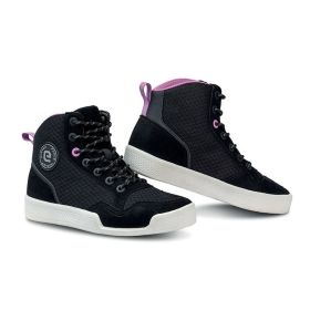 Scarpe moto ventilate ELEVEIT da donna Force airtech lady nere
