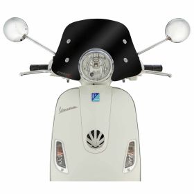 ERMAX Windschild 160mm 440mm schwarz Montagematerial enthalten und ABE-Zulassung
