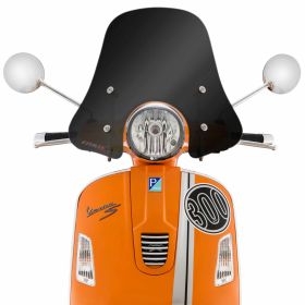 ERMAX Sport Windshield 305 mm black with mounting and ABE approval included