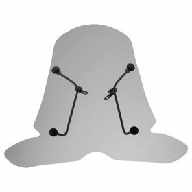 ERMAX Grandissimo Black Windscreen with Mounting Material Included