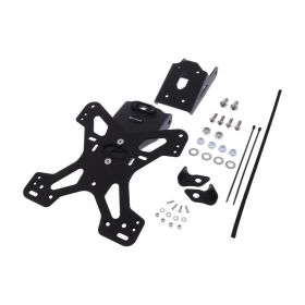 Portatarga EVOTECH nero ESTR-0411 per Kawasaki