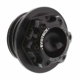 EVOTECH Ölkappe Aluminium 20x2,5mm schwarz