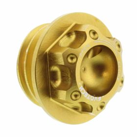 EVOTECH Aluminium-Ölverschluss 26x3mm gold