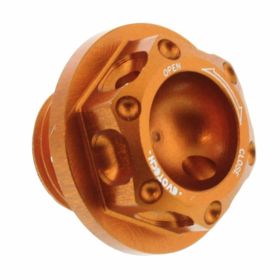EVOTECH Aluminium-Ölverschluss 24x3mm Orange