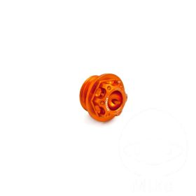 EVOTECH Aluminium-Ölverschluss 24x3mm Orange