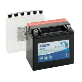Exide Bike AGM Battery 12V 12 Ah 200A motorcycle with 6 acid bottles included