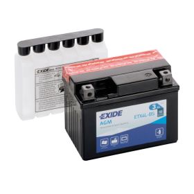 Batteria Exide Bike AGM 12V 3 Ah 50A moto con 6 bottigliette di acido incluso