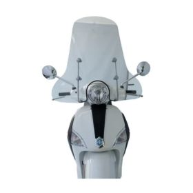 Parabrezza scooter FABBRI top alto 700x560mm con finiture verniciate