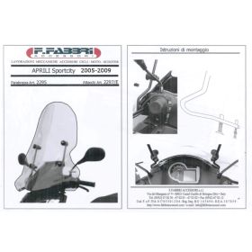 WINDSHIELD FABBRI CLEAR TOP ALTO