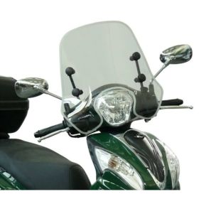 FABBRI scooter windshield light smoked summer 460x330mm