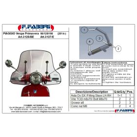 WINDSHIELD FABBRI CLEAR TUV