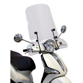 Parabrezza scooter FABBRI top alto 670x545mm con finiture verniciate