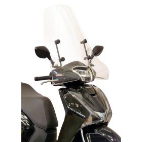 Pare-brise haut pour scooter FABBRI 690x585mm avec finitions peintes
