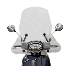 Parabrezza scooter FABBRI trasparente top alto 700x495mm