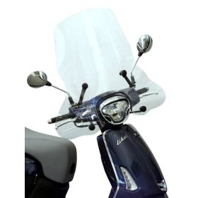 Parabrezza scooter FABBRI trasparente top alto 700x495mm
