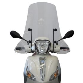Parabrezza scooter FABBRI top alto trasparente 700x500mm