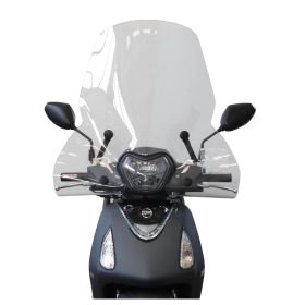 FABBRI Transparent High Top Windscreen for Scooter 690x530mm