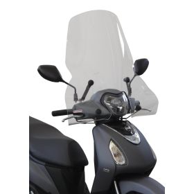 FABBRI Transparent High Top Windscreen for Scooter 690x530mm