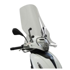 Parabrezza scooter FABBRI trasparente top alto 685x500mm