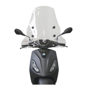 Parabrezza scooter FABBRI trasparente top alto 690x690mm