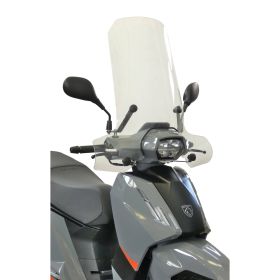 Parabrezza scooter FABBRI trasparente top alto 710x510mm