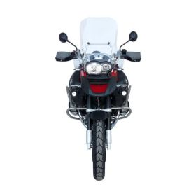FABBRI Transparente Motorrad-Windschutzscheibe Naked-Sport-Touring 460x480mm