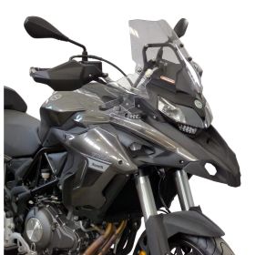 Cupolino moto FABBRI fumé chiaro sport 400x375mm per TRK