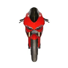 Cupolino moto FABBRI fume scuro double bubble per Ducati