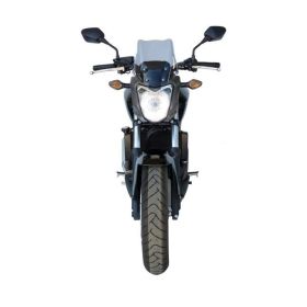 FABBRI Klarsicht-Rauch Motorrad-Windschutzscheibe Naked-Sport-Touring 260x315mm