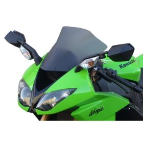 FABBRI Transparente Doppelte Blase Motorrad-Windschutzscheibe für Kawasaki